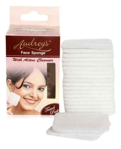 Audrey''s Face Sponge With Active Cleanser - SWC20