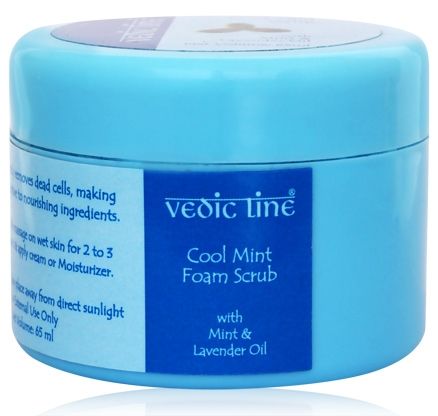 Vedic Line Cool Mint Foam Scrub