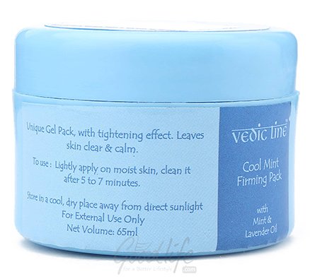 Vedic Line Cool Mint Firming Pack