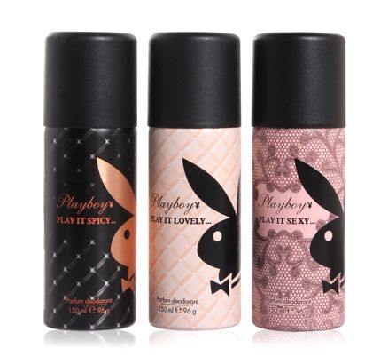 Playboy Pack of 3 Parfum Deodorant Sprays - For Women