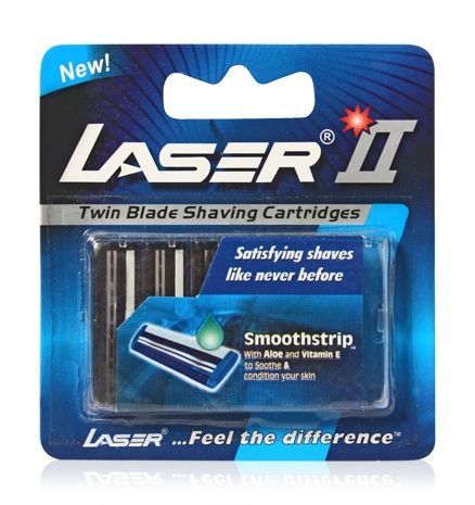 Laser II Twin Blade Shaving Cartridges