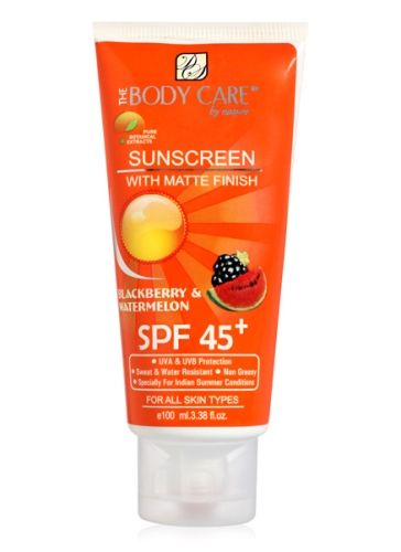 The Body Care Sunscreen with Matte Finish