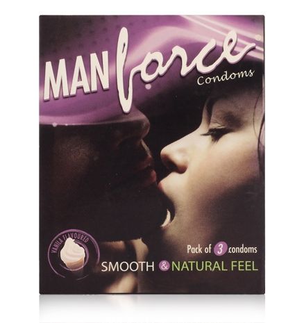 Manforce Condom - Vanilla Flavoured