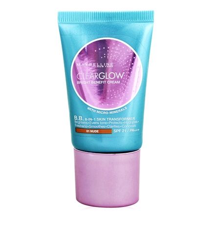 Maybelline ClearGlow Bright Benefit Cream 01 Nude