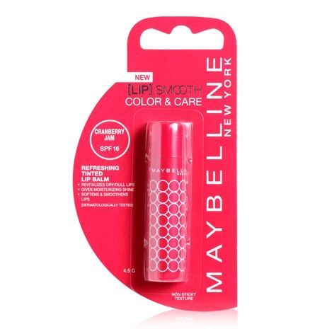 Maybelline Lip Smooth Color & Care Lip Balm - Cranberry Jam