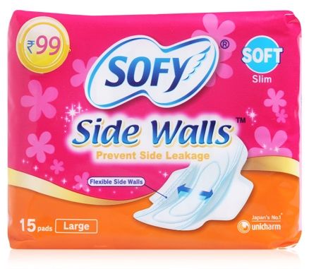 Sofy Side Walls Sanitary Napkin - Large