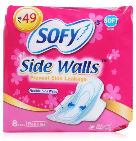 Sofy Side Walls Sanitary Napkin - Regular