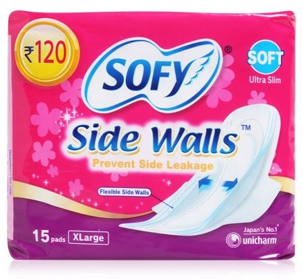 Sofy Side Walls Sanitary Napkin - XLarge
