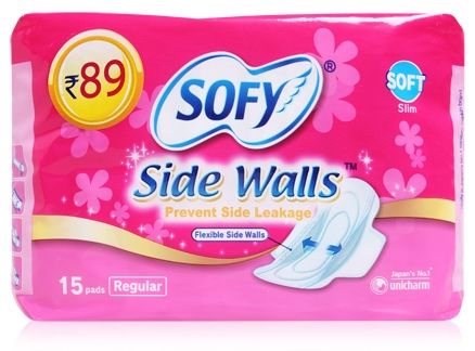 Sofy Soft Side Walls Sanitary Napkin - Regular