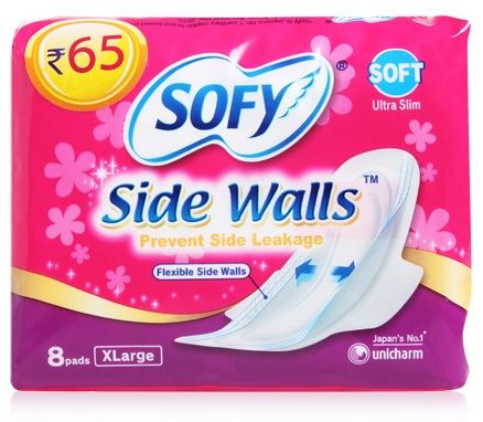 Sofy Soft Side Walls Sanitary Napkins - XLarge