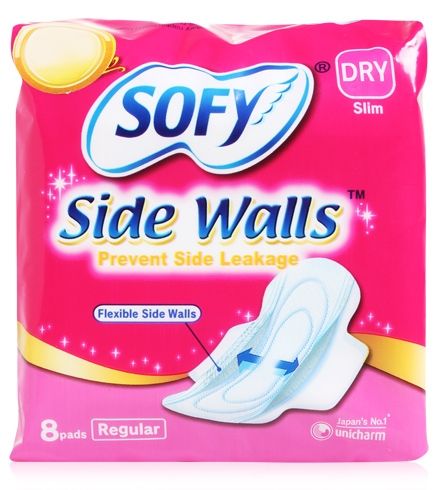 Sofy Dry Side Walls Sanitary Napkin - Regular