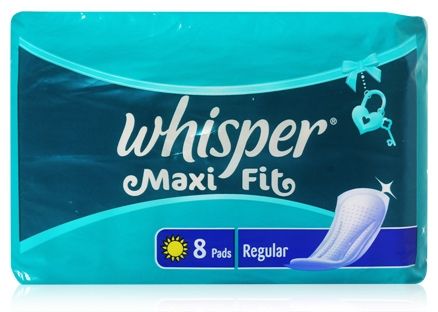 Whisper Maxi Fit Sanitary Napkins - Regular