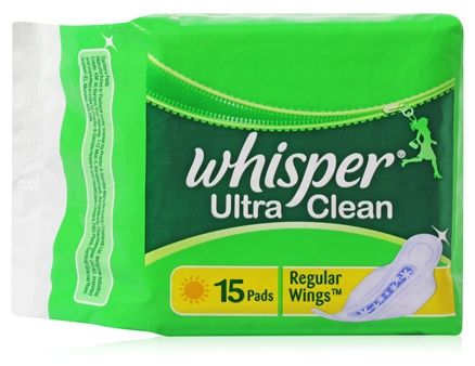 Whisper Ultra Clean Sanitary Napkins - Regular Wings