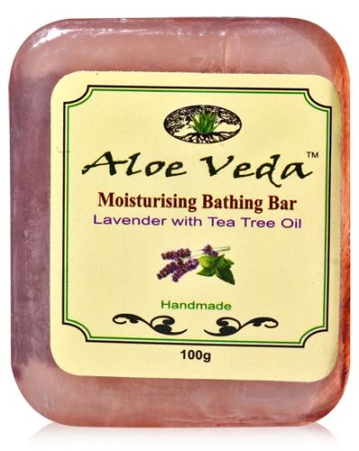Aloe Veda Moisturising Bathing Bar - Lavender with Tea Tree Oil