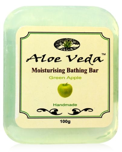 Aloe Veda Moisturising Bathing Bar - Green Apple