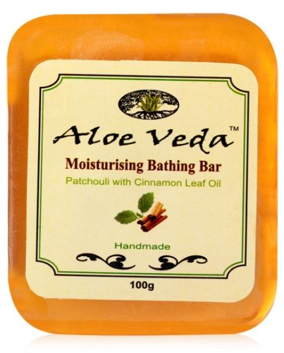 Aloe Veda Moisturising Bathing Bar - Patchouli with Cinnamon Leaf Oil