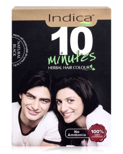 Indica 10 Minutes Herbal Hair Colour - Natural Black