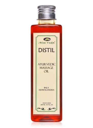 Aloe Veda Distil Bala Ashwagandh Ayurvedic Massage Oil