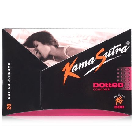 Kamasutra Dotted Condoms - Pack Of 20