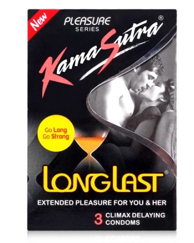 Kamasutra Longlast Condoms - Pack Of 3