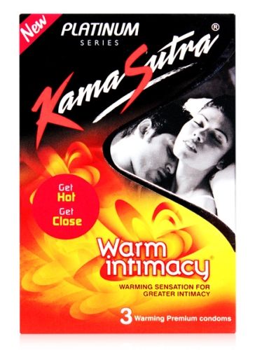 Kamasutra Warm Intimacy Condoms - Pack Of 3