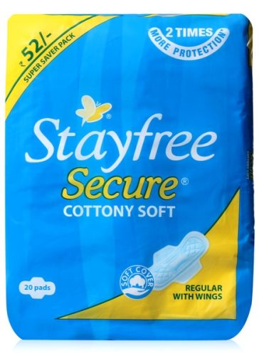 Stayfree Secure Cottony Soft - Regular with Wings