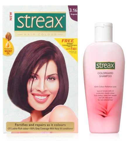 Streax Hair Color Combipack - 3.16 Burgundy