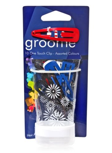 VLCC Groome 10 One Touch Clip - Assorted Colours