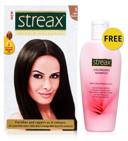 Streax Hair Colour Combipack  5 Light Brown