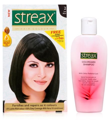 Streax Hair Colour Combipack  2 Soft Black