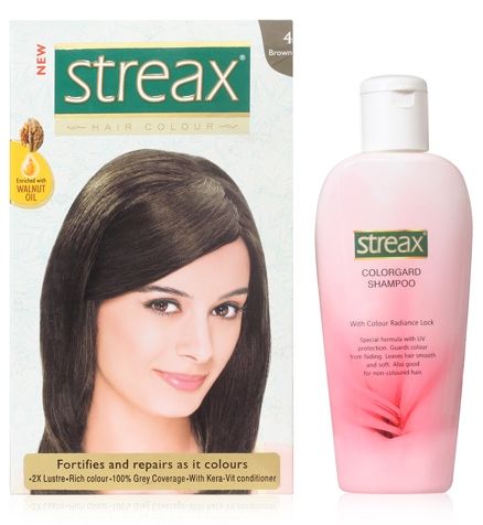 Streax Hair Color Combipack - 4 Brown
