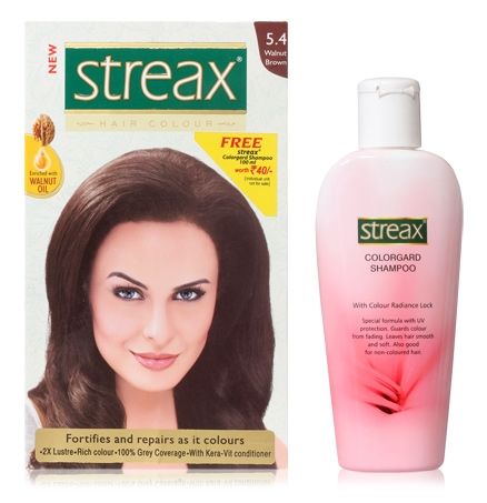 Streax Hair Color Combipack - 5.4 Walnut Brown