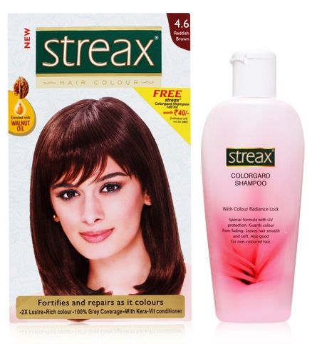 Streax Hair Colour Combipack  4.6 Reddish Brown
