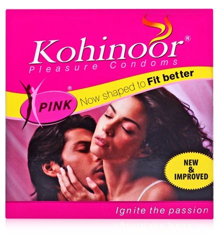 Kohinoor Pleasure Condoms - Pink