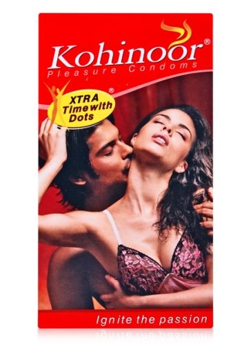 Kohinoor Xtra Time with Dots Pleasure Condoms