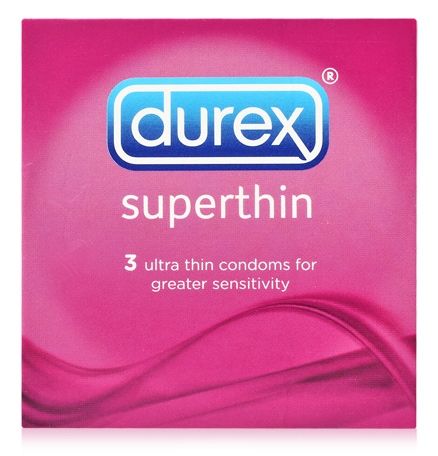 Durex Superthin Condoms - Pack of 3