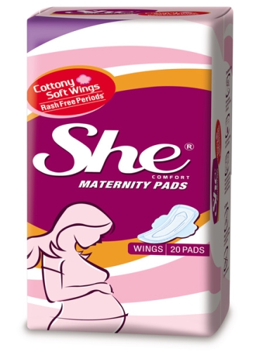 She Comfort Maternity Pads - Wings