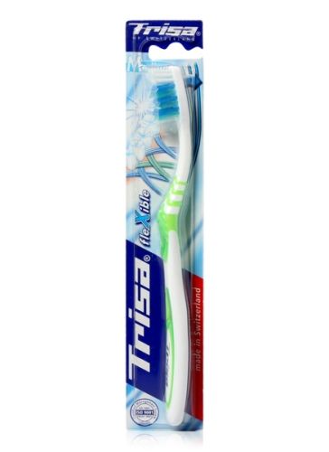 Trisa Flexible Medium Toothbrush - Green