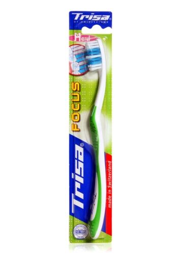 Trisa Focus Hard Toothbrush - Green