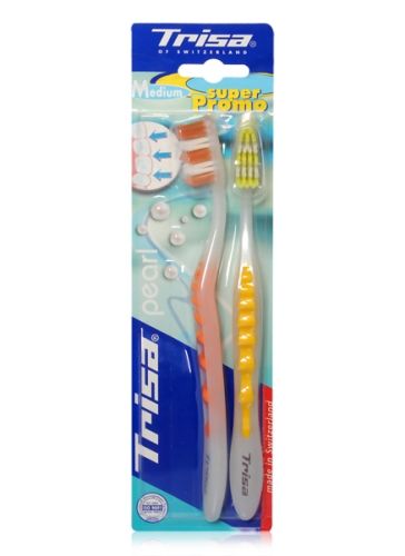 Trisa Pearl Toothbrush - Medium