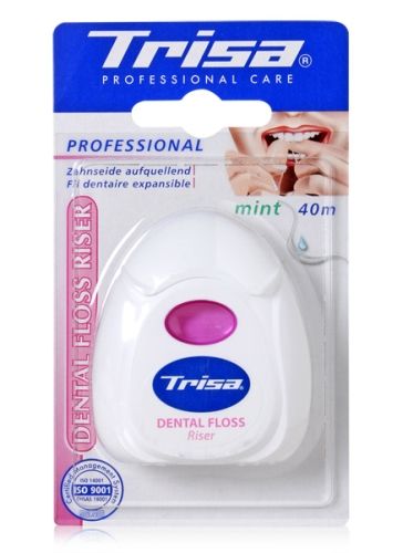 Trisa - Dental Floss Super - Tape Mint 40 M