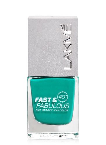 Lakme Fast and Fabulous Nail Color - 07 Storm Green