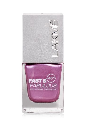 Lakme Fast and Fabulous Nail Color - 11 Purple Potion