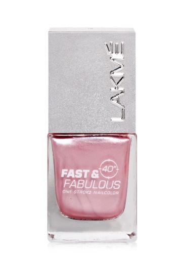 Lakme Fast and Fabulous Nail Color - 16 Pearl Pink