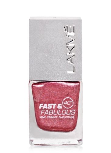 Lakme Fast and Fabulous Nail Color - 22 Wicked Pink