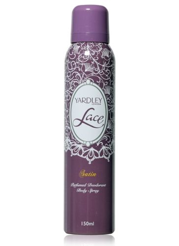 Yardley Lace Perfumed Deodorant Body Spray - Satin