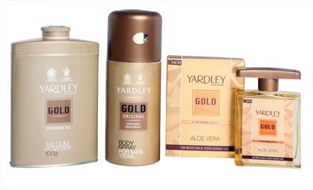 Yardley Gold Men''s Essential Gift Pack