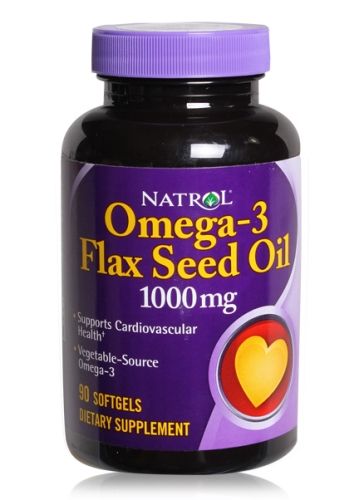 Natrol Omega-3 Flax Seed Oil - 1000 mg