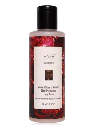 Nyah Radiant Rose & Saffron Skin Brightening Face Wash