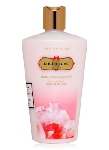 Victoria''s Secret Sheer Love Hydrating Body Lotion - White Cotton & Pink Lily